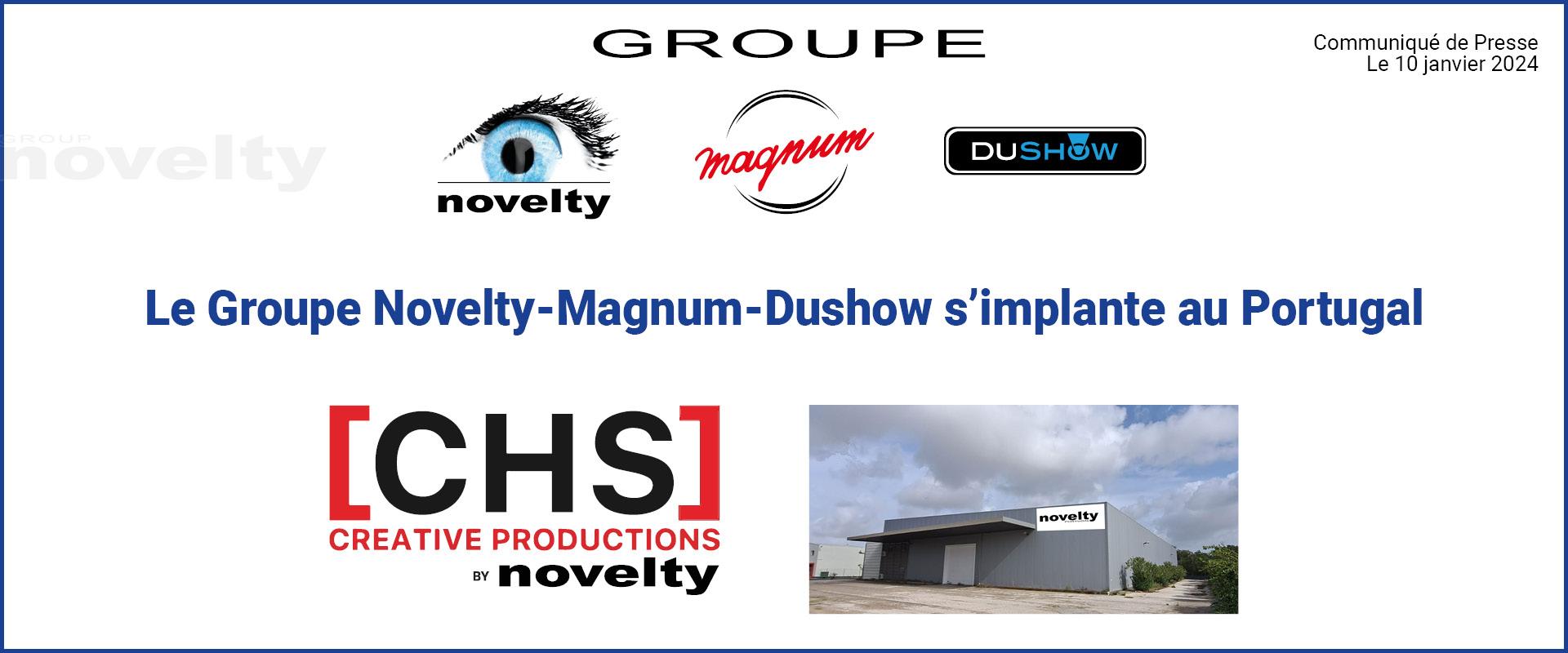 Visuel Le Groupe Novelty-Magnum-Dushow s’implante au Portugal