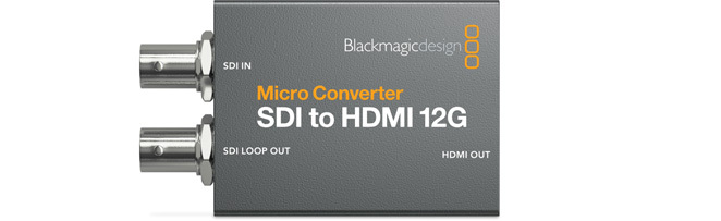 Visuel Fiche complète : BlackMagicDesign Microconverter 12GSDI vers HDMI 2.0